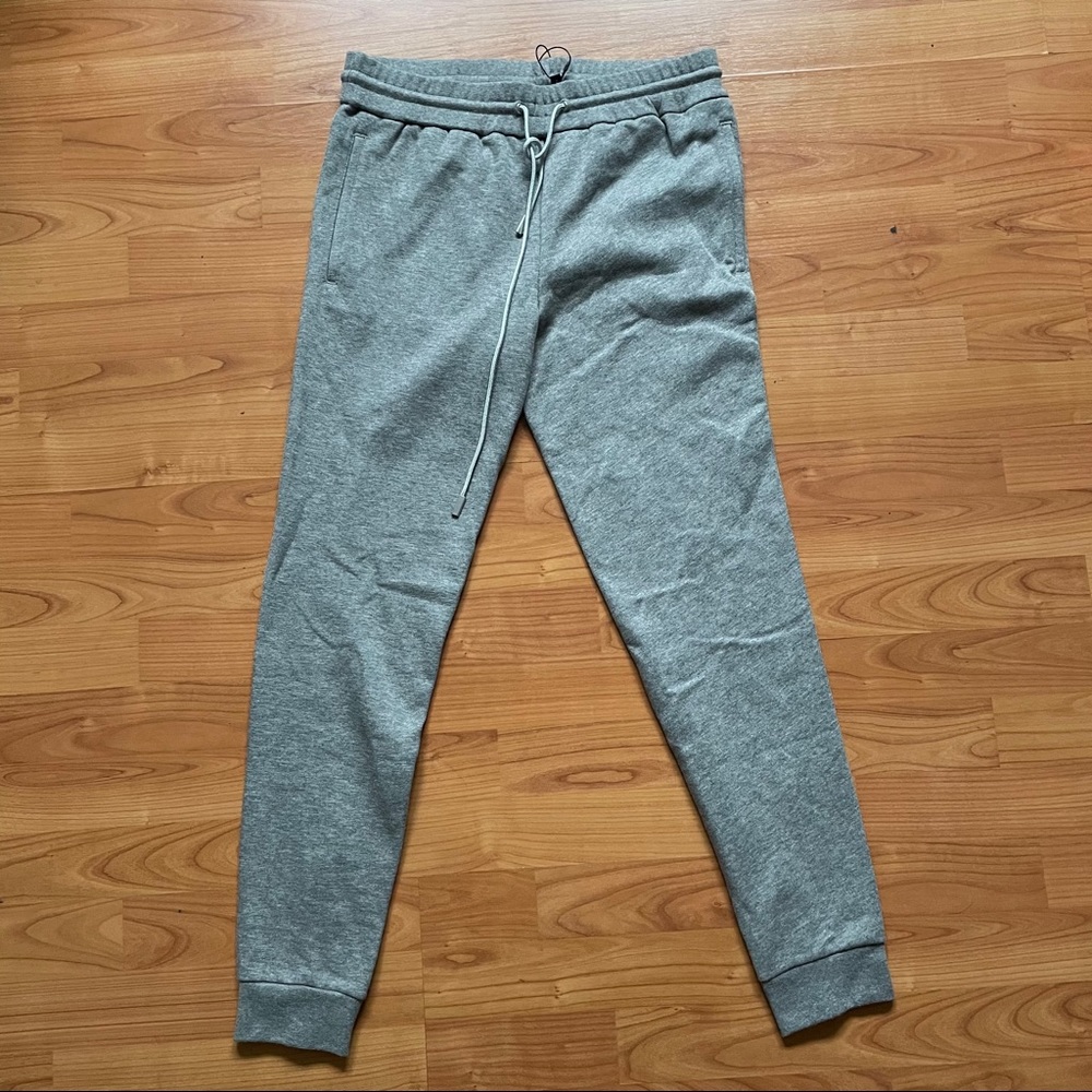 NEW! Theory melrose fleece sweat pants grey size P